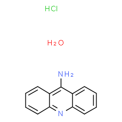 ChemSpider 2D Image | 9-Aminoacridine hydrochloride monohydrate | C13H13ClN2O
