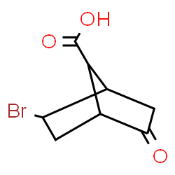 ChemSpider 2D Image | 2-Bromo-5-oxobicyclo[2.2.1]heptane-7-carboxylic acid | C8H9BrO3