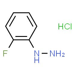 ChemSpider 2D Image | (2-Fluorophenyl)hydrazinium chloride | C6H8ClFN2