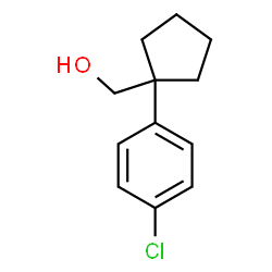 ChemSpider 2D Image | 1-(4-Chlorophenyl)cyclopentanemethanol | C12H15ClO
