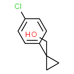 ChemSpider 2D Image | 1-(4-Chlorophenyl)cyclopropanemethanol | C10H11ClO