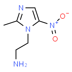 ChemSpider 2D Image | 2-(2-Methyl-5-nitro-1H-imidazol-1-yl)ethanamine | C6H10N4O2