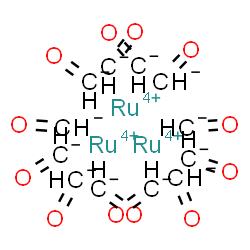 ChemSpider 2D Image | Ruthenium(4+) oxomethanide (1:4) | C12H12O12Ru3