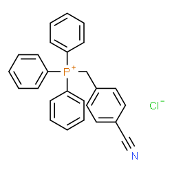 ChemSpider 2D Image | (4-CYANOBENZYL)TRIPHENYLPHOSPHONIUM CHLORIDE | C26H21ClNP