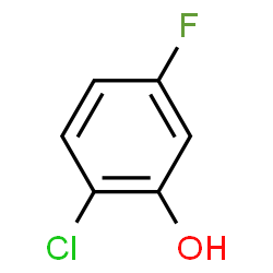 ChemSpider 2D Image | 2-Chloro-5-fluorophenol | C6H4ClFO