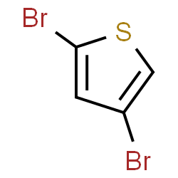 ChemSpider 2D Image | 2,4-Dibromothiophene | C4H2Br2S