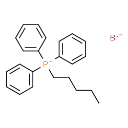 ChemSpider 2D Image | PENTYLTRIPHENYLPHOSPHONIUM BROMIDE | C23H26BrP