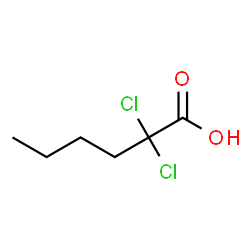 ChemSpider 2D Image | 2,2-Dichlorohexanoic acid | C6H10Cl2O2