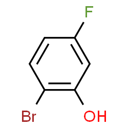 ChemSpider 2D Image | 2-Bromo-5-fluorophenol | C6H4BrFO
