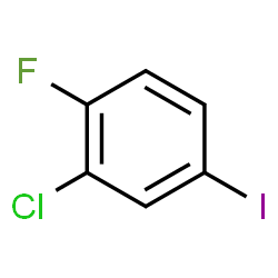 ChemSpider 2D Image | 3-Chloro-4-fluoroiodobenzene | C6H3ClFI