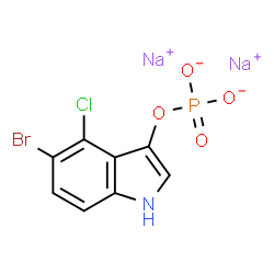 ChemSpider 2D Image | BCIP(R) | C8H4BrClNNa2O4P