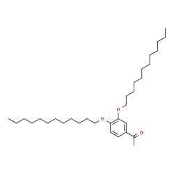 ChemSpider 2D Image | 1-[3,4-Bis(dodecyloxy)phenyl]ethanone | C32H56O3