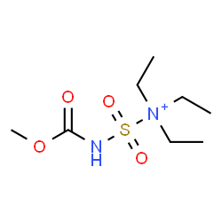 ChemSpider 2D Image | ((methoxycarbonyl)sulfamoyl)triethylammonium | C8H19N2O4S