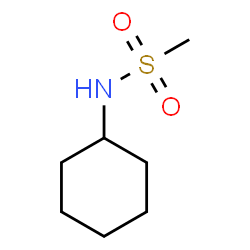ChemSpider 2D Image | N-Cyclohexylmethanesulfonamide | C7H15NO2S