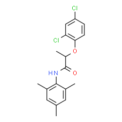ChemSpider 2D Image | 2-(2,4-Dichlorophenoxy)-N-mesitylpropanamide | C18H19Cl2NO2