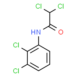ChemSpider 2D Image | 2,2-Dichloro-N-(2,3-dichlorophenyl)acetamide | C8H5Cl4NO