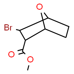 ChemSpider 2D Image | Methyl 3-bromo-7-oxabicyclo[2.2.1]heptane-2-carboxylate | C8H11BrO3