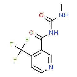 ChemSpider 2D Image | N-(Methylcarbamoyl)-4-(trifluoromethyl)nicotinamide | C9H8F3N3O2