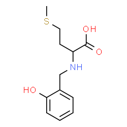 ChemSpider 2D Image | N-(2-Hydroxybenzyl)methionine | C12H17NO3S