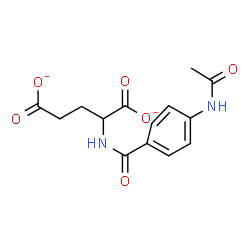ChemSpider 2D Image | p-Acetamidobenzoylglutamate | C14H14N2O6