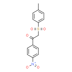 ChemSpider 2D Image | 2-[(4-Methylphenyl)sulfonyl]-1-(4-nitrophenyl)ethanone | C15H13NO5S
