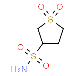 ChemSpider 2D Image | 1,1-dioxo-1??-thiolane-3-sulfonamide | C4H9NO4S2