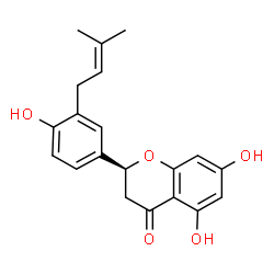 ChemSpider 2D Image | Licoflavanone | C20H20O5