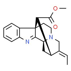 ChemSpider 2D Image | Methyl (19E)-akuammilan-17-oate | C20H22N2O2