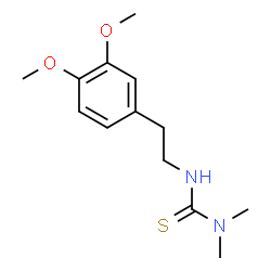 ChemSpider 2D Image | N'-(3,4-dimethoxyphenethyl)-N,N-dimethylthiourea | C13H20N2O2S
