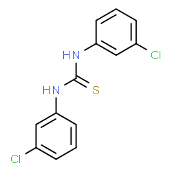 ChemSpider 2D Image | 1,3-bis(3-chlorophenyl)thiourea | C13H10Cl2N2S