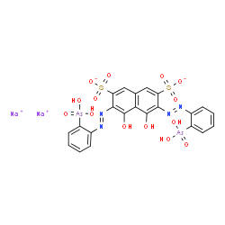 ChemSpider 2D Image | Arsenazo III disodium salt | C22H16As2N4Na2O14S2
