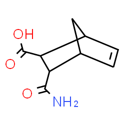 ChemSpider 2D Image | 3-Carbamoylbicyclo[2.2.1]hept-5-ene-2-carboxylic acid | C9H11NO3