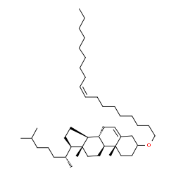 ChemSpider 2D Image | 3-[(9Z)-9-Octadecen-1-yloxy]cholest-5-ene | C45H80O