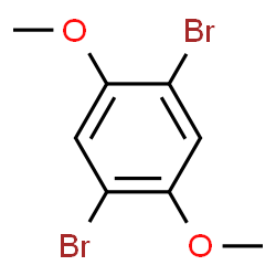 ChemSpider 2D Image | 1,4-Dibromo-2,5-dimethoxybenzene | C8H8Br2O2