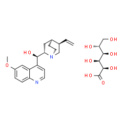 ChemSpider 2D Image | Quinine gluconate | C26H36N2O9