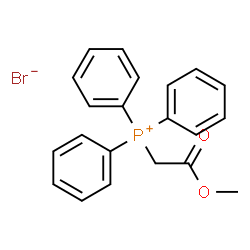 ChemSpider 2D Image | (Carbomethoxymethyl)triphenylphosphonium bromide | C21H20BrO2P