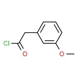 ChemSpider 2D Image | 3-Methoxyphenylacetyl chloride | C9H9ClO2