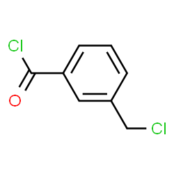 ChemSpider 2D Image | 3-(Chloromethyl)benzoyl chloride | C8H6Cl2O