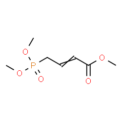 ChemSpider 2D Image | Methyl 4-(dimethoxyphosphoryl)-2-butenoate | C7H13O5P