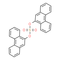 ChemSpider 2D Image | Di-9-phenanthryl sulfate | C28H18O4S