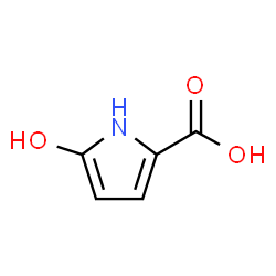 ChemSpider 2D Image | 5-hydroxypyrrole-2-carboxylic acid | C5H5NO3