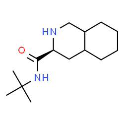 ChemSpider 2D Image | (3S)-N-(2-Methyl-2-propanyl)decahydro-3-isoquinolinecarboxamide | C14H26N2O