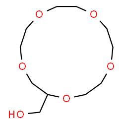 ChemSpider 2D Image | 2-HYDROXYMETHYL-15-CROWN-5 | C11H22O6