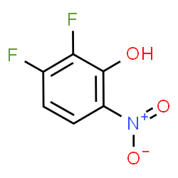 ChemSpider 2D Image | 2,3-Difluoro-6-nitrophenol | C6H3F2NO3