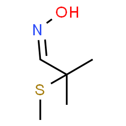 ChemSpider 2D Image | 2-Methyl-2-(Methylthio)Propanal Oxime | C5H11NOS