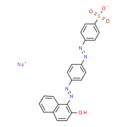 ChemSpider 2D Image | Acid red151 (C.I. 26900) | C22H15N4NaO4S