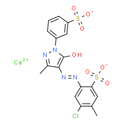 ChemSpider 2D Image | Pigment Yellow 191 | C17H13CaClN4O7S2