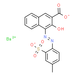 ChemSpider 2D Image | D&C RED NO. 6 BARIUM LAKE | C18H12BaN2O6S