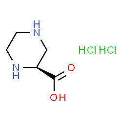 ChemSpider 2D Image | (S)-2-Piperazinecarboxylic acid dihydrochloride | C5H12Cl2N2O2