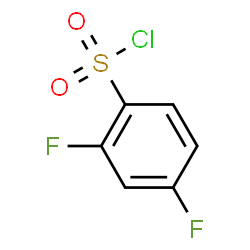 ChemSpider 2D Image | 2,4-Difluorobenzenesulfonyl chloride | C6H3ClF2O2S
